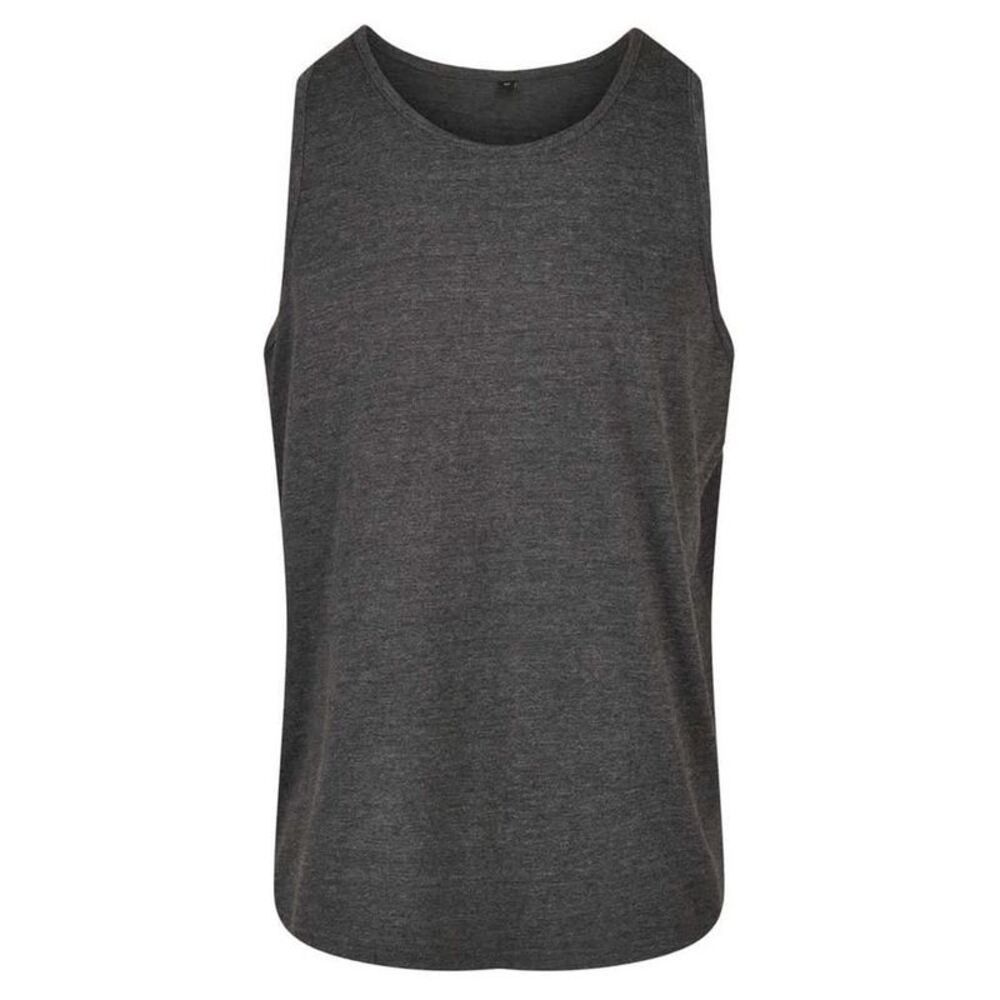 Build Your Brand Mens Basic Tank Top / Charcoal